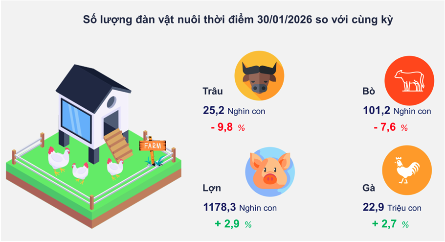 Báo cáo Tình hình kinh tế- xã hội tháng 01 năm 2026 tỉnh Bắc Ninh