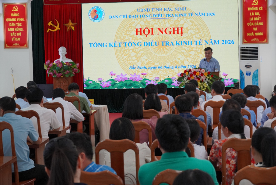 BẮC NINH: Tổng kết Tổng điều tra kinh tế năm 2026, công bố số liệu sơ bộ