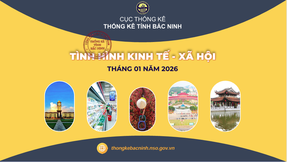 Inforgraphic Tình hình Kinh tế - Xã hội các tháng năm 2026